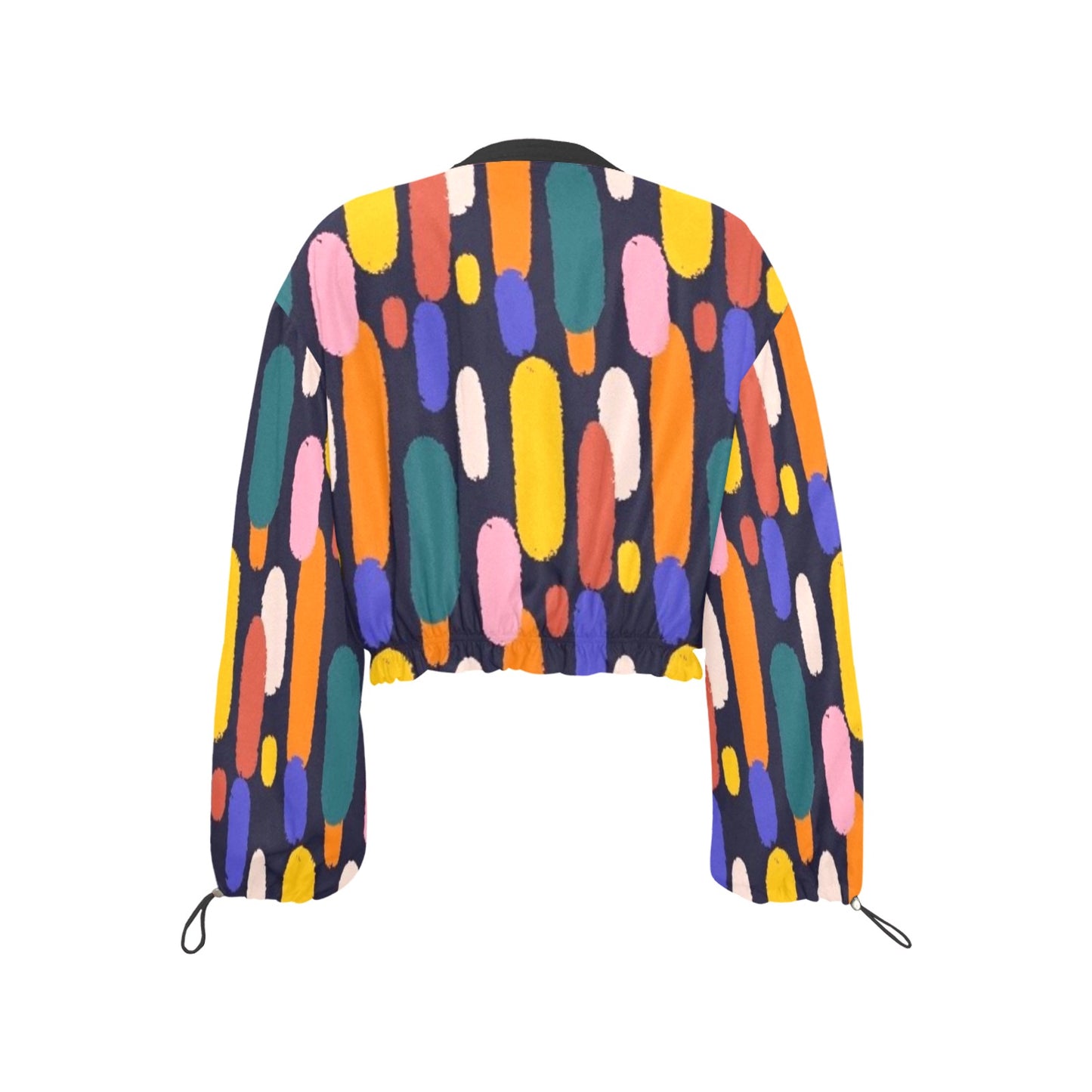 Oregano Cropped Bomber jacket