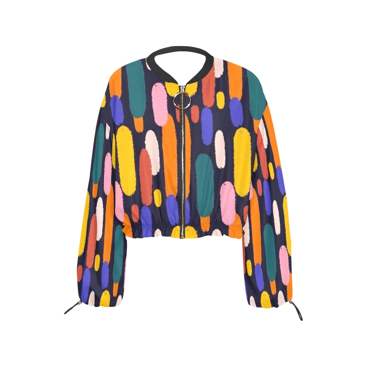 Oregano Cropped Bomber jacket