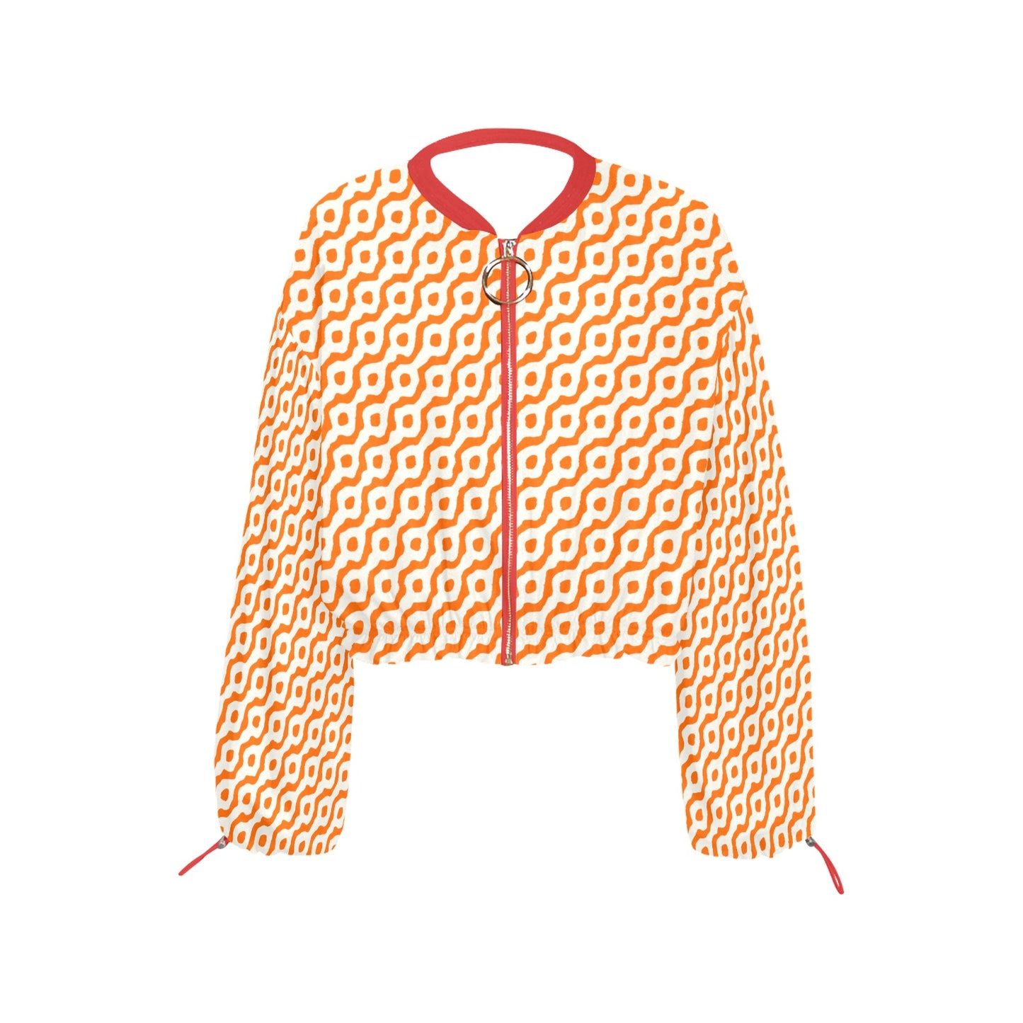 Jaisone Cropped Bomber Jacket