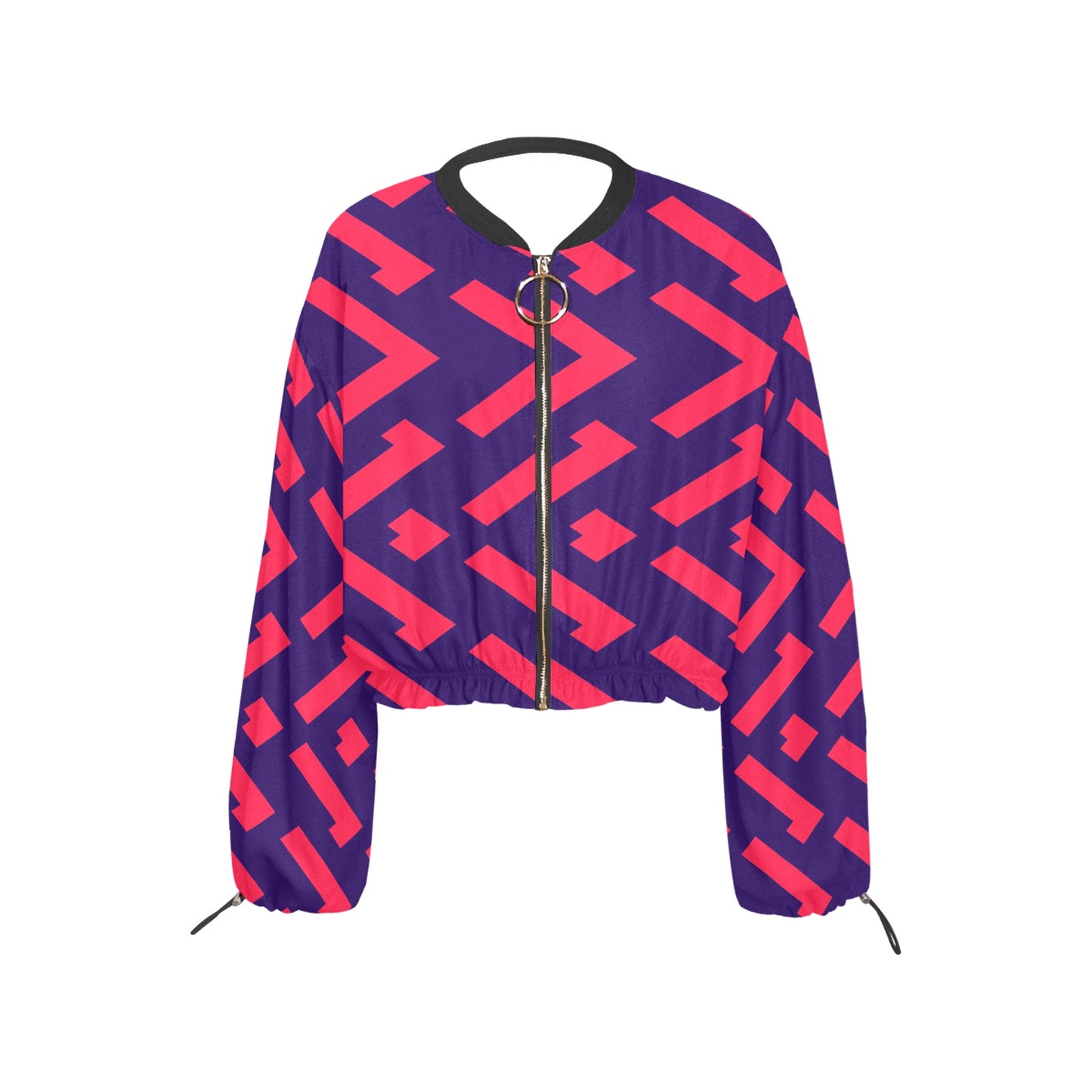 Kalo Cropped Bomber Jacket